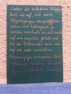 Kultur als kollektive Schöpfung