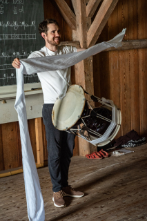 Janggu-Unterricht am Taiko Spirit 2022