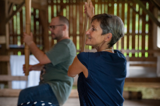 Eisa-Unterricht am Taiko Spirit 2022